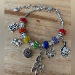 Unicorn Rainbow Bracelet.